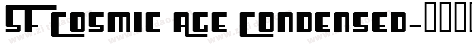 SF Cosmic Age Condensed字体转换